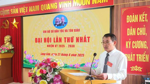 Đại hội Chi bộ Sở Dân tộc và Tôn giáo lần thứ I, nhiệm kỳ 2025 – 2030 thành công tốt đẹp