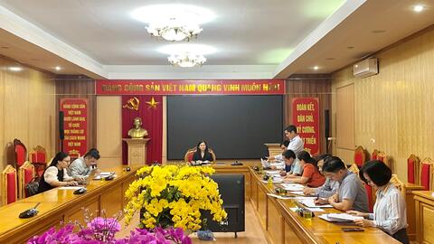 Hội nghị thông qua dự thảo báo cáo kết quả kiểm tra đối với Chi bộ và đồng chí Bí thư, Phó Bí thư Chi bộ Sở Dân tộc và Tôn giáo
