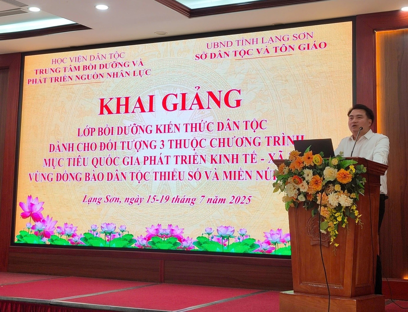 SỞ DÂN TỘC VÀ TÔN GIÁO TỔ CHỨC LỚP BỒI DƯỠNG KIẾN THỨC DÂN TỘC NĂM 2025 GÓP PHẦN NÂNG CAO NĂNG LỰC CÁN BỘ, THÚC ĐẨY PHÁT TRIỂN VÙNG ĐỒNG BÀO DÂN TỘC THIỂU SỐ