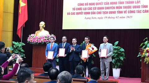 Thành lập Sở Dân tộc và Tôn giáo tỉnh Lạng Sơn