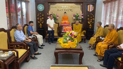 SỞ DÂN TỘC VÀ TÔN GIÁO TỈNH LẠNG SƠN THĂM, CHÚC MỪNG TỔ CHỨC, CHỨC SẮC, CHỨC VIỆC PHẬT GIÁO NHÂN DỊP LỄ VU LAN NĂM 2025