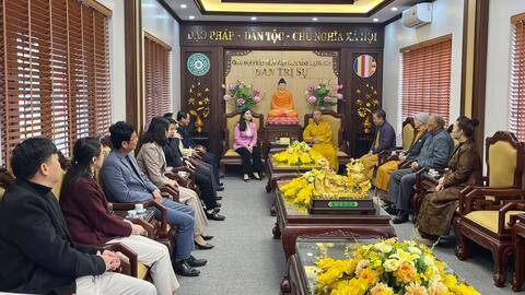 ĐOÀN ĐẠI BIỂU TỈNH LẠNG SƠN THĂM, CHÚC MỪNG  CHỨC SẮC, CHỨC VIỆC BAN TRỊ SỰ GIÁO HỘI PHẬT GIÁO VIỆT NAM TỈNH LẠNG SƠN NHÂN DỊP KỶ NIỆM 44 NĂM NGÀY THÀNH LẬP GIÁO HỘI PHẬT GIÁO VIỆT NAM