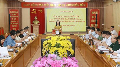 Đồng chí Trần Thanh Nhàn, Phó Chủ tịch UBND tỉnh làm việc với Sở Dân tộc và Tôn giáo